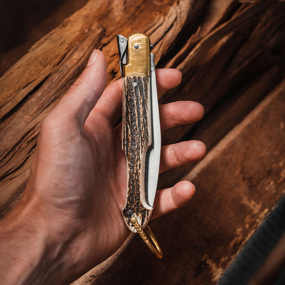 Stag Horn Knife Made in Portugal