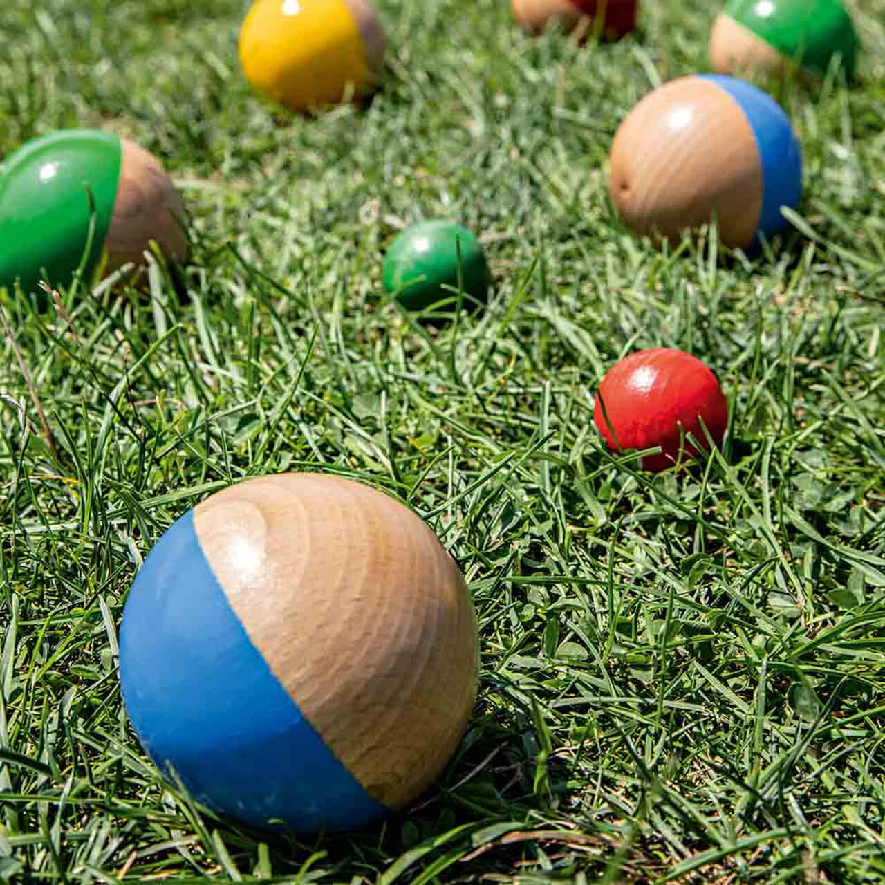 Beechwood Boules Set Made in France