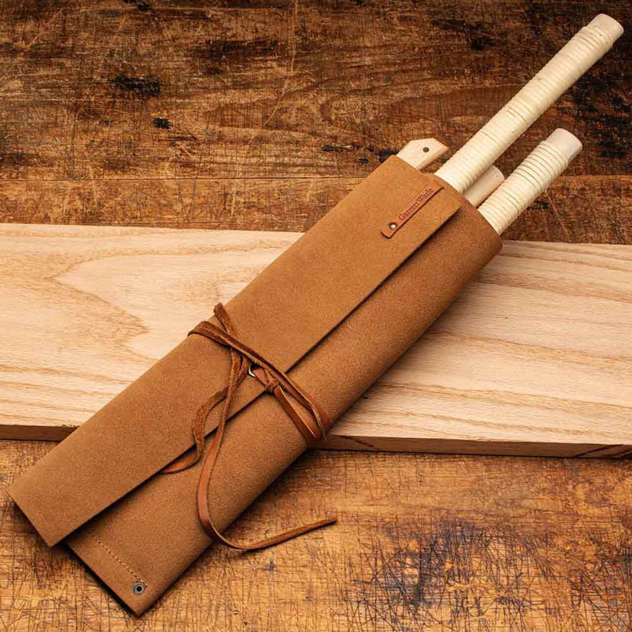 Suede Leather Ryoba Saw Case