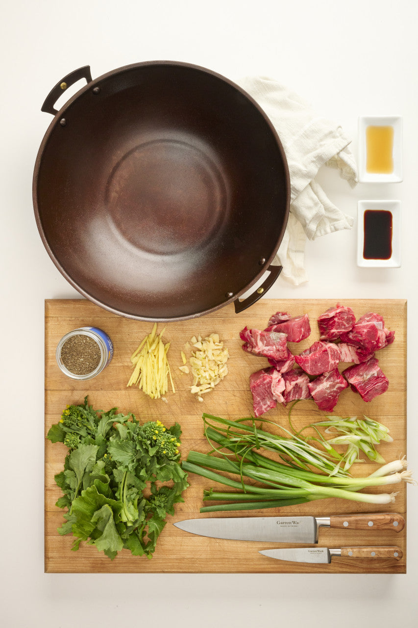 Netherton Prospector-Handled Spun Iron Wok