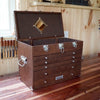Gerstner International Dark Oak 5-Drawer Chest