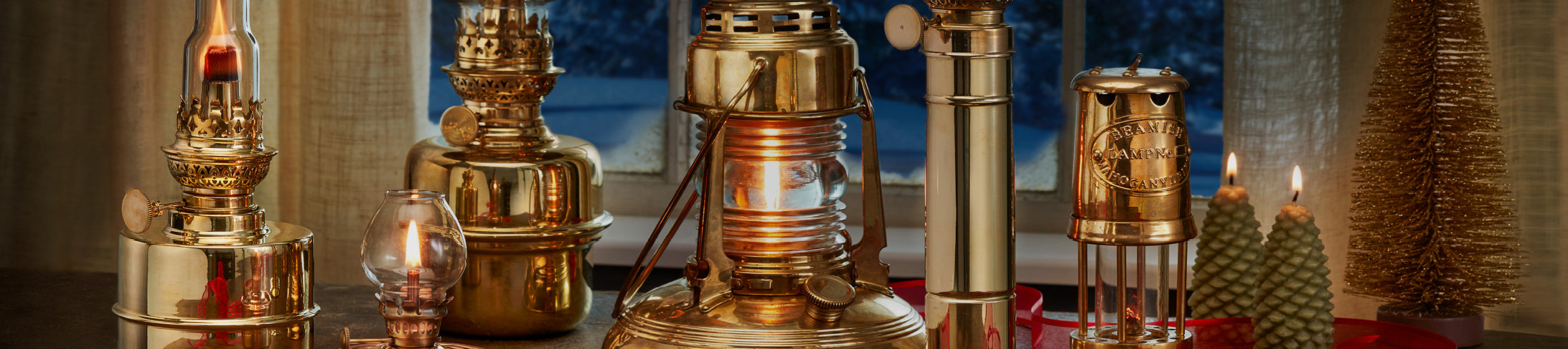 Oil Lamps + Lanterns