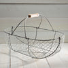 Large Woven Galvanized Basket