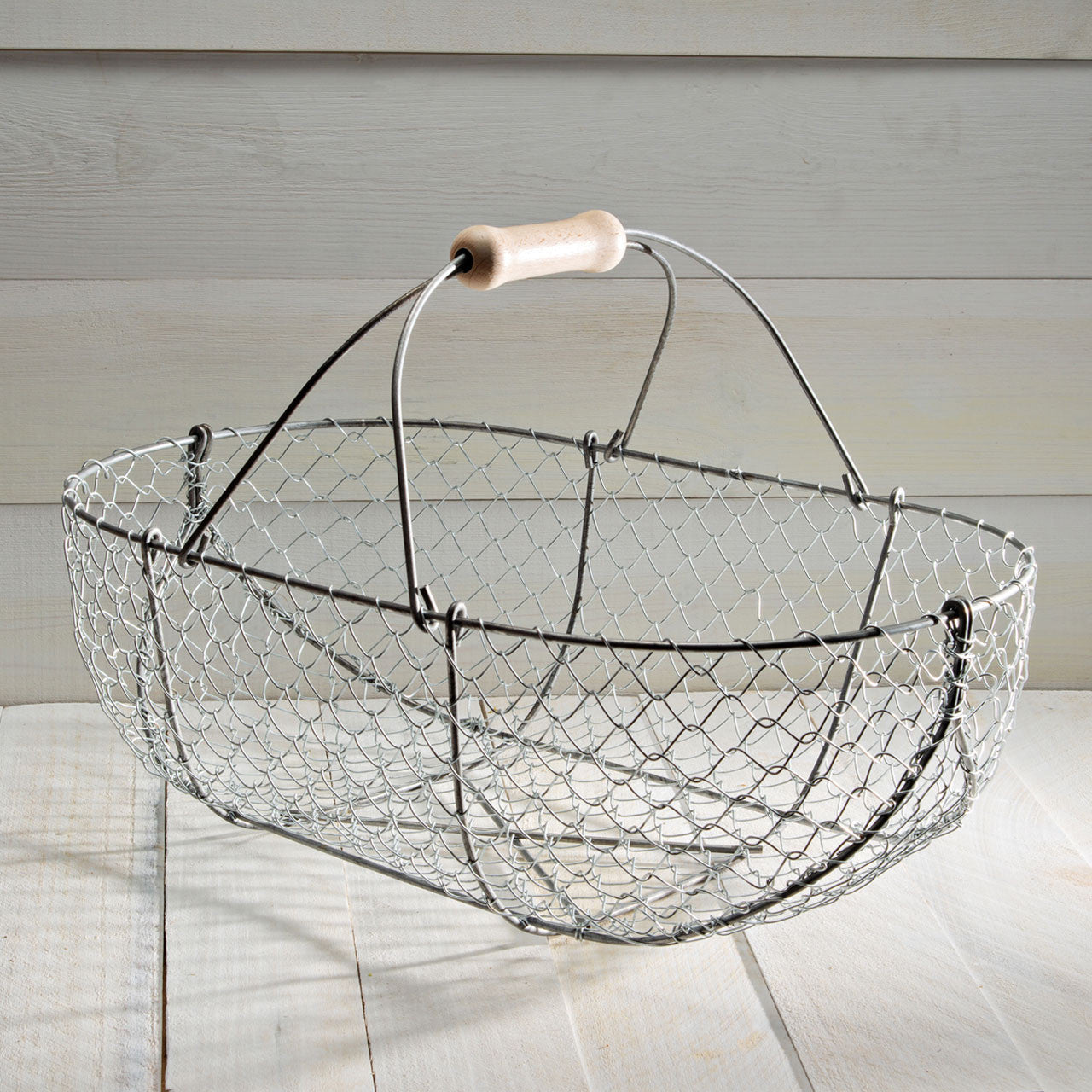 Heavy-Duty Woven Galvanized Steel Baskets
