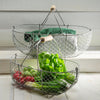Woven Galvanized Baskets - sturdy and stylish home decor