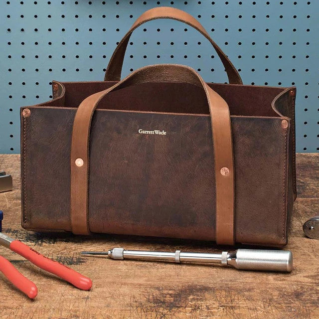 USA Made Portable Leather Tool Bags BROWN