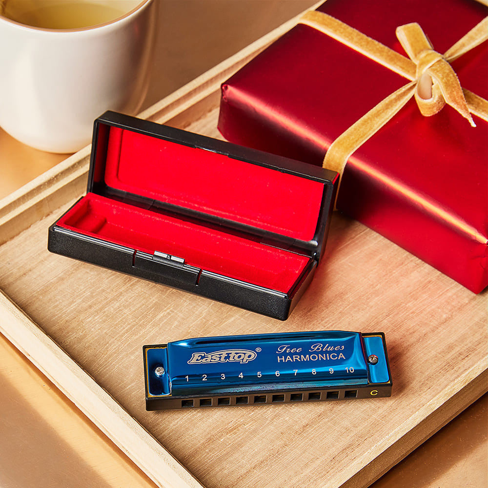 10-Hole Key of C Harmonica Designed by Garrett Wade