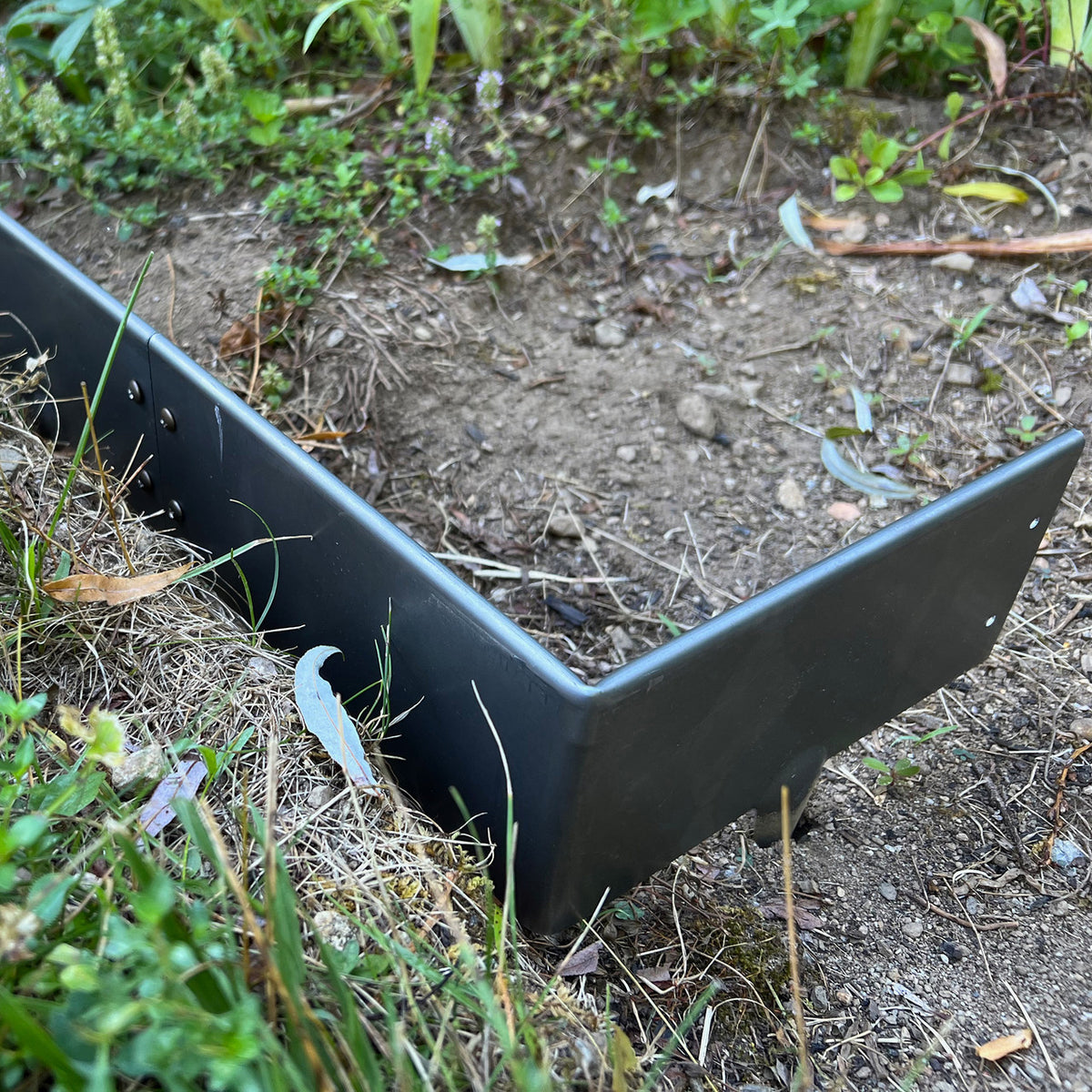 Garden Corner with Cor-Ten