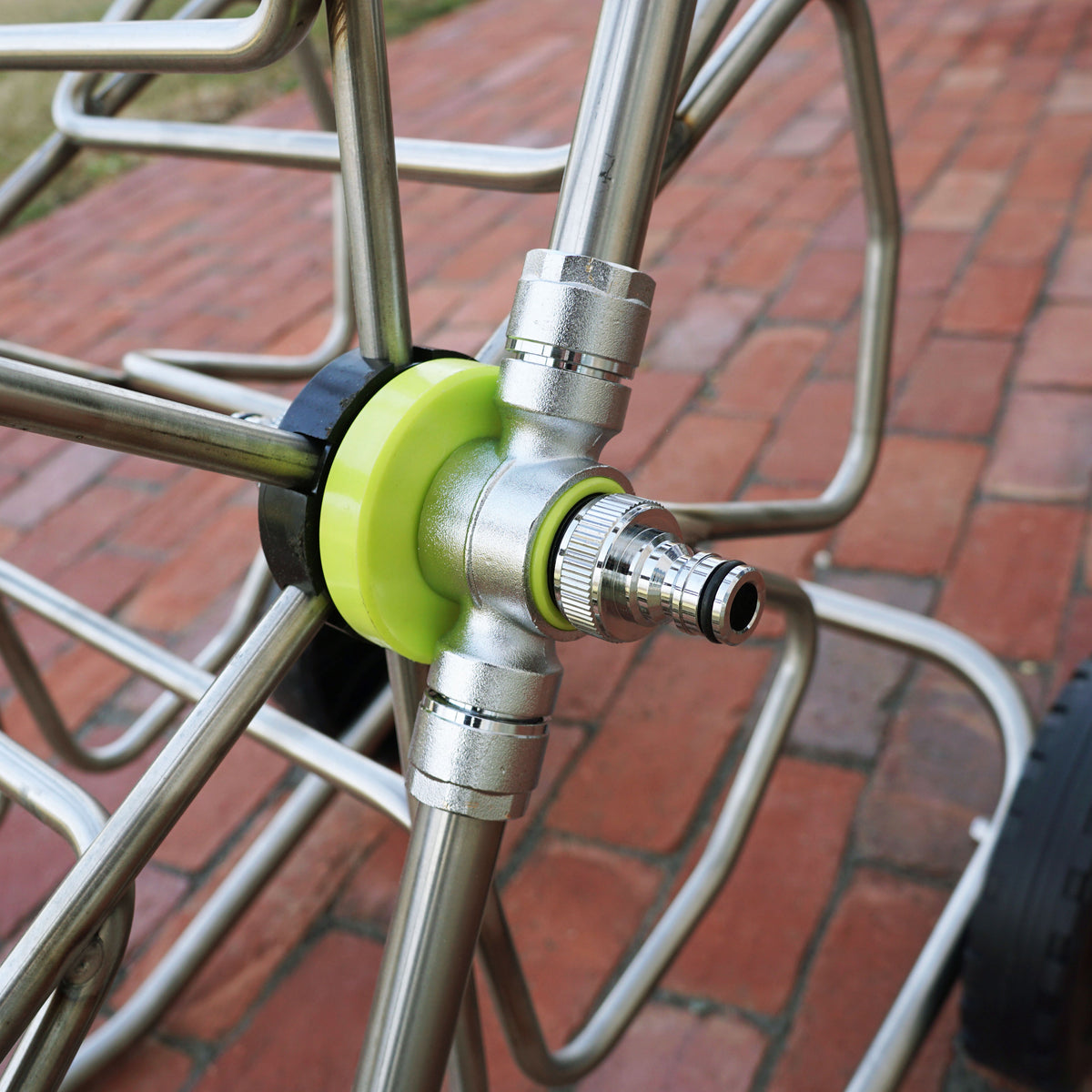 Stainless Steel Mobile Garden Hose Reel