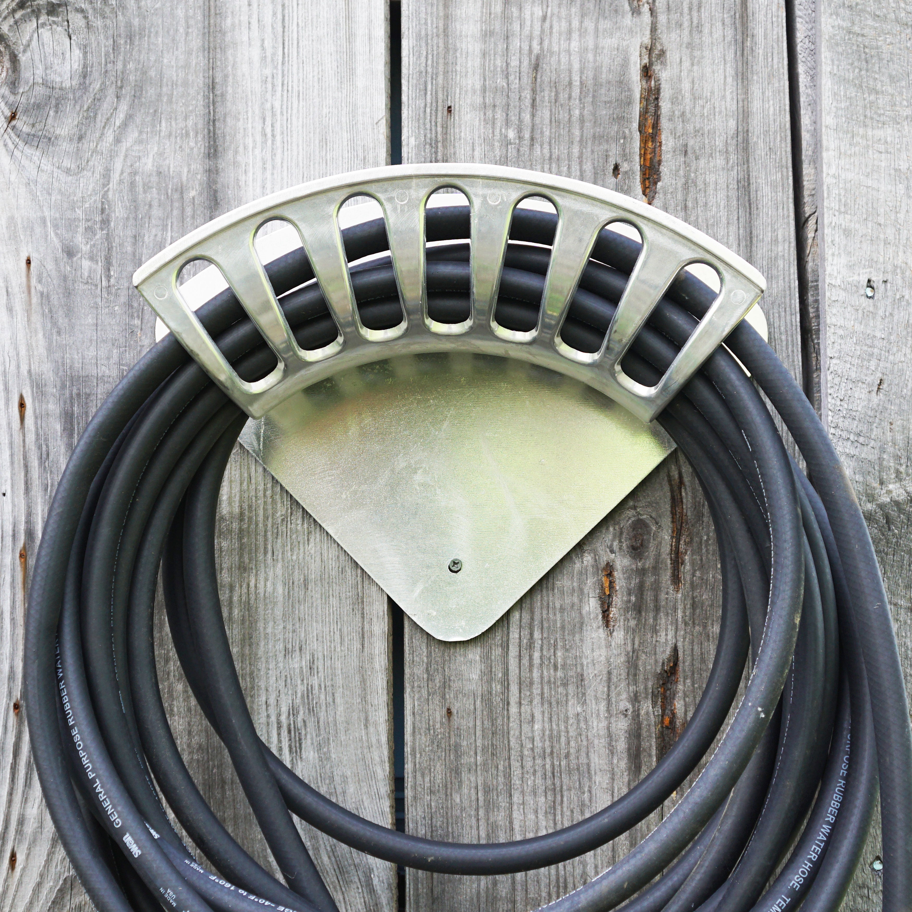 Cast Aluminum Hose Rack - 16" Wide