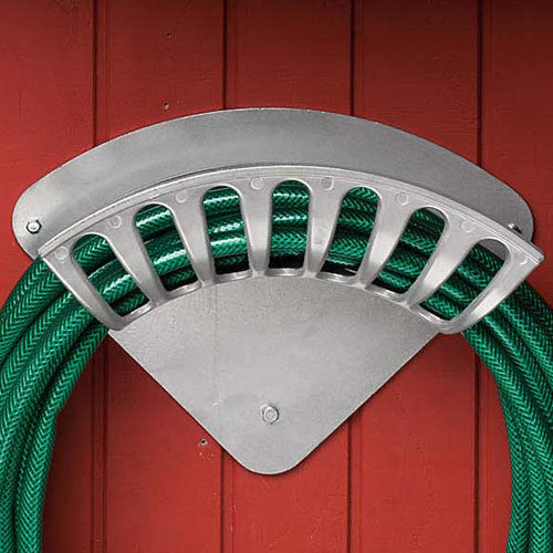 Cast Aluminum Hose Rack - 13" wide