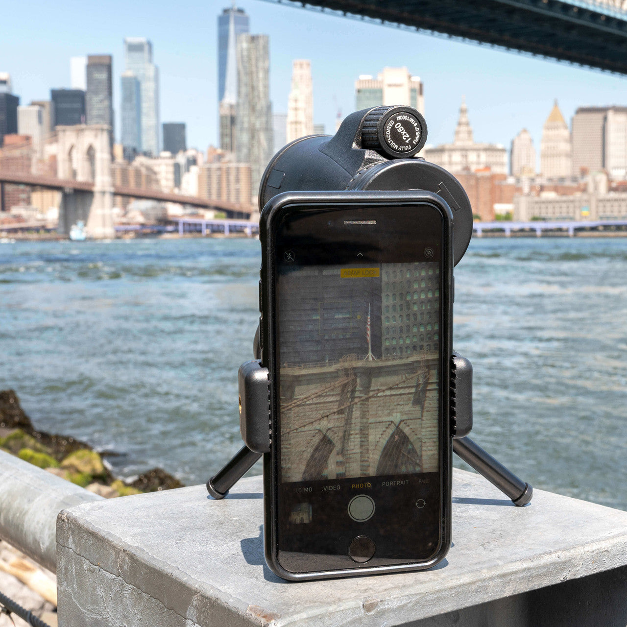 12x Monocular with Tripod & Phone Holder