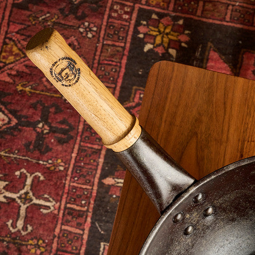 Netherton Long-Handled Spun Iron Wok