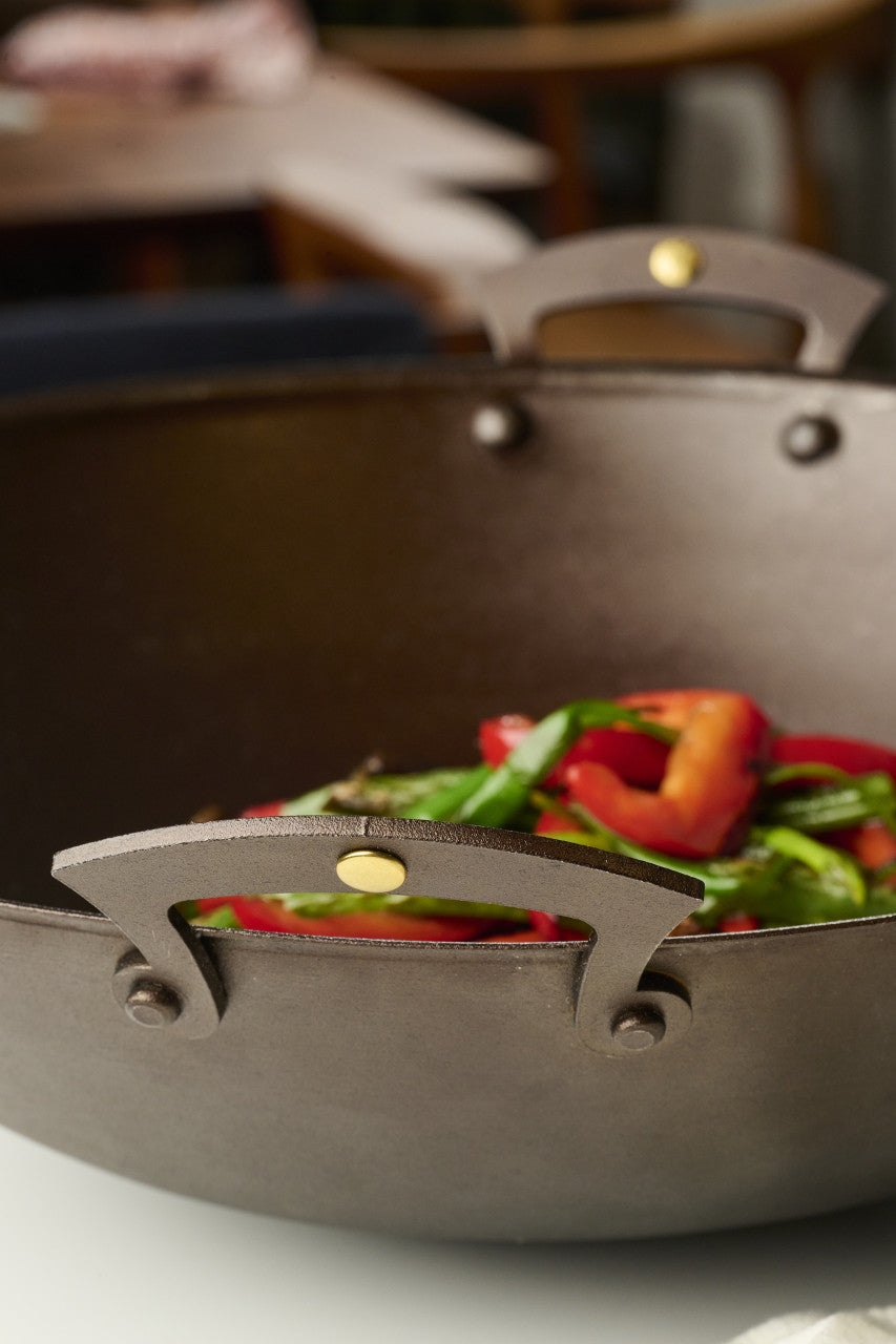 Netherton Prospector-Handled Spun Iron Wok