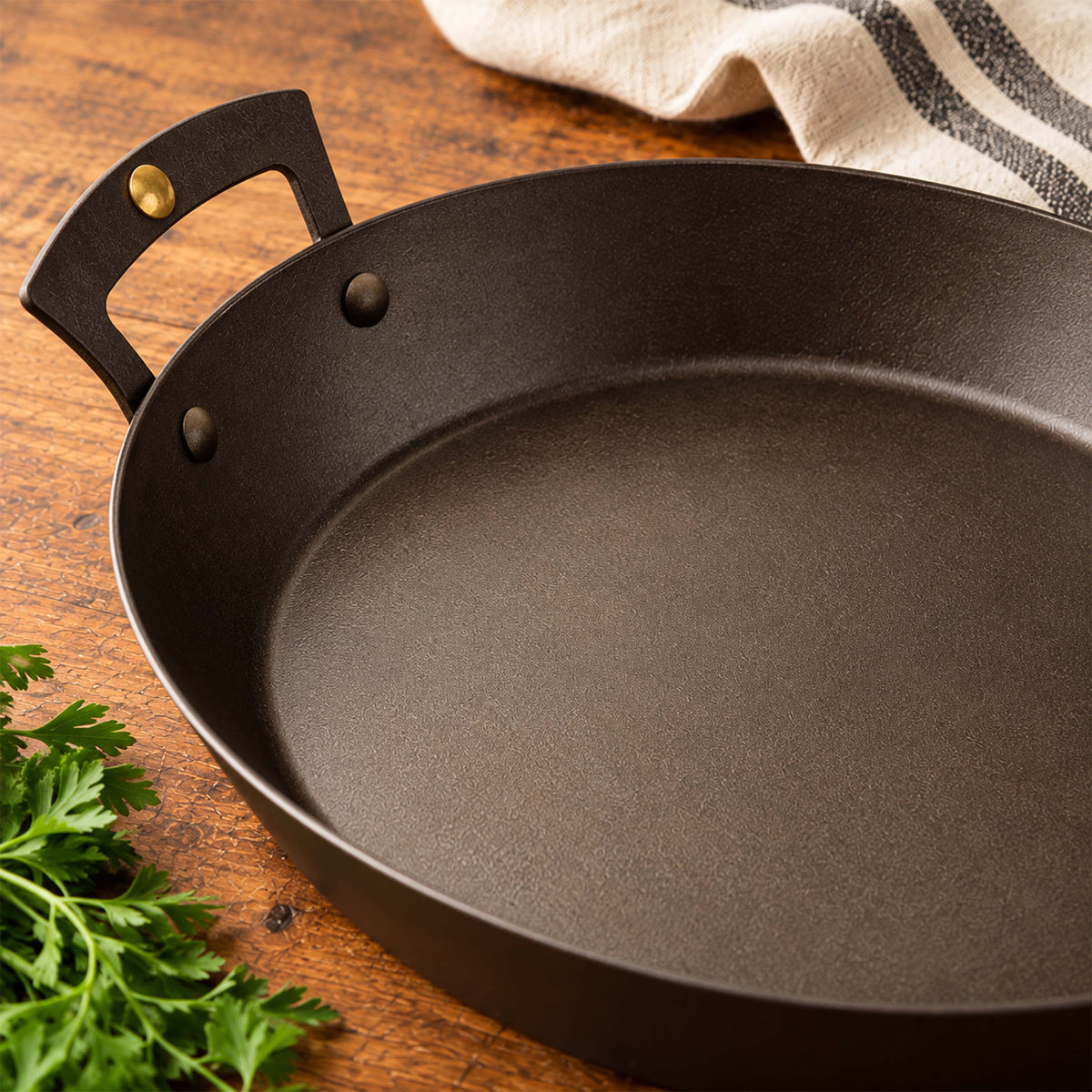 Netherton Spun Iron Prospector 11" Cooking Pan
