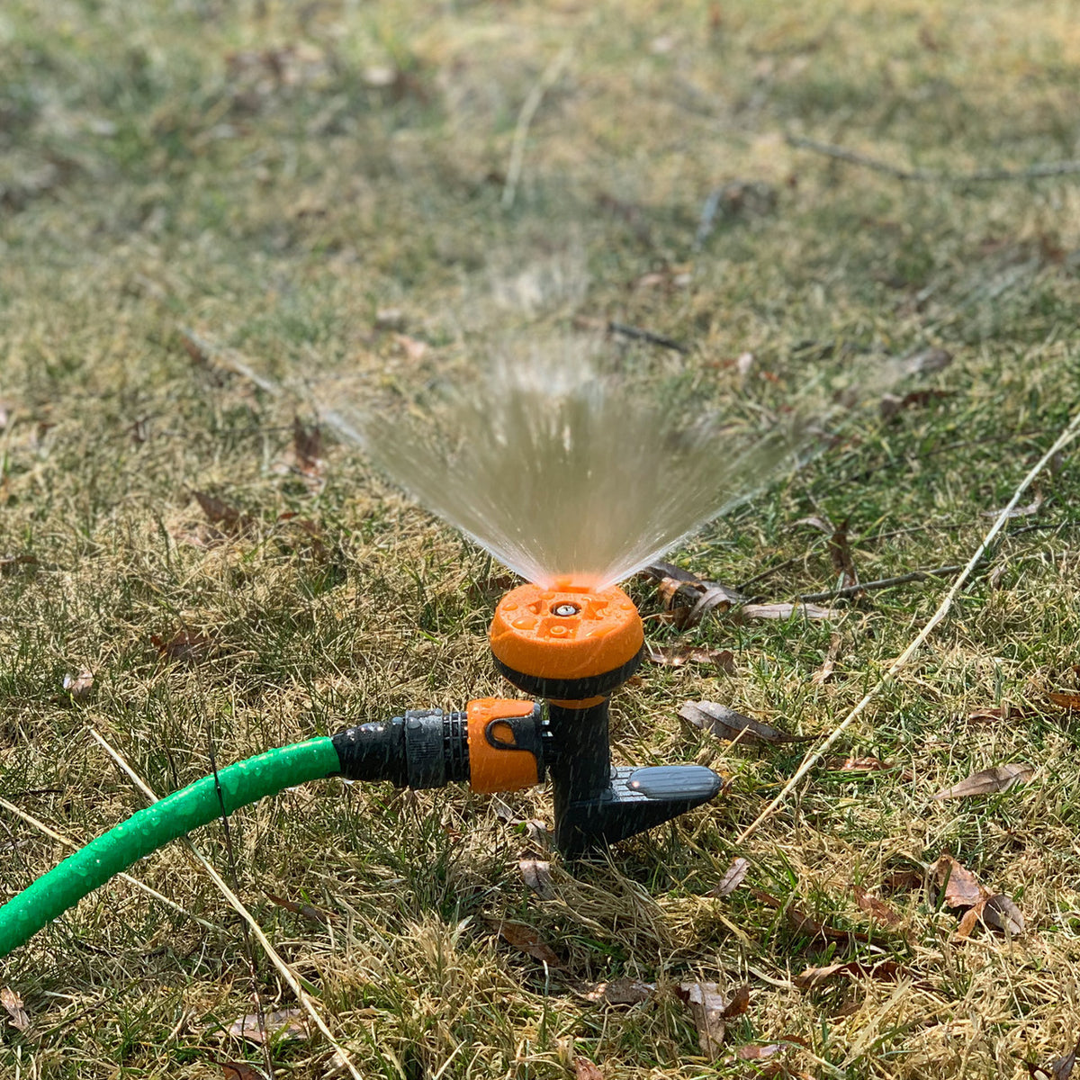 Sprinkler designed for raised beds