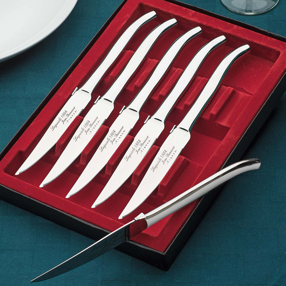Stainless-Steel French Made Steak Knives