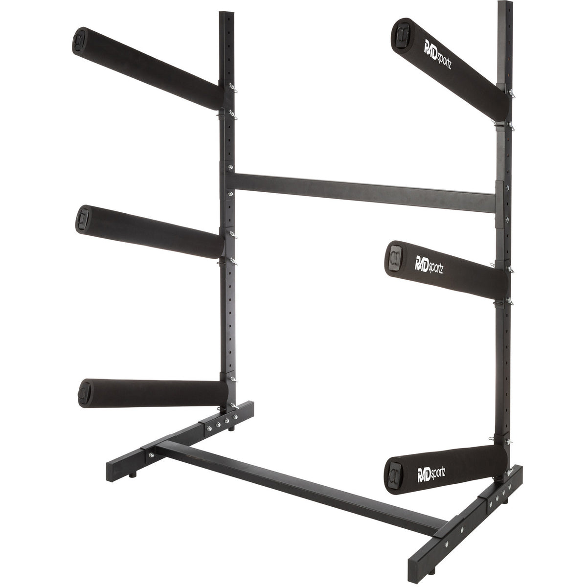 Freestanding Outdoor 3-Level Kayak and Canoe Rack