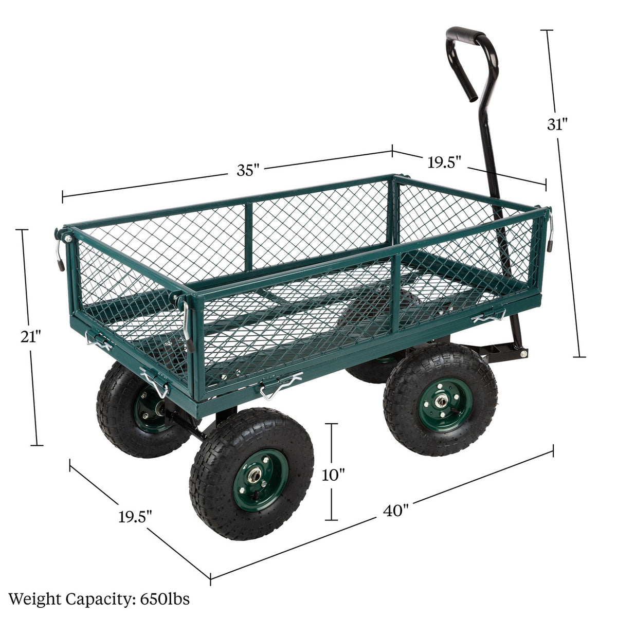 Heavy Duty Utility Wagon Cart