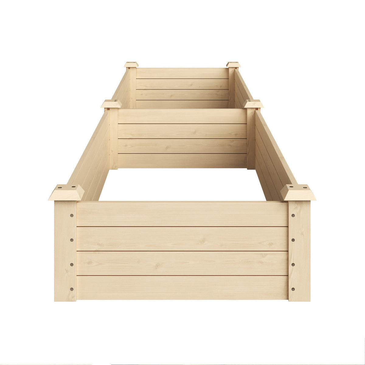 Narrow Wooden Garden Bed