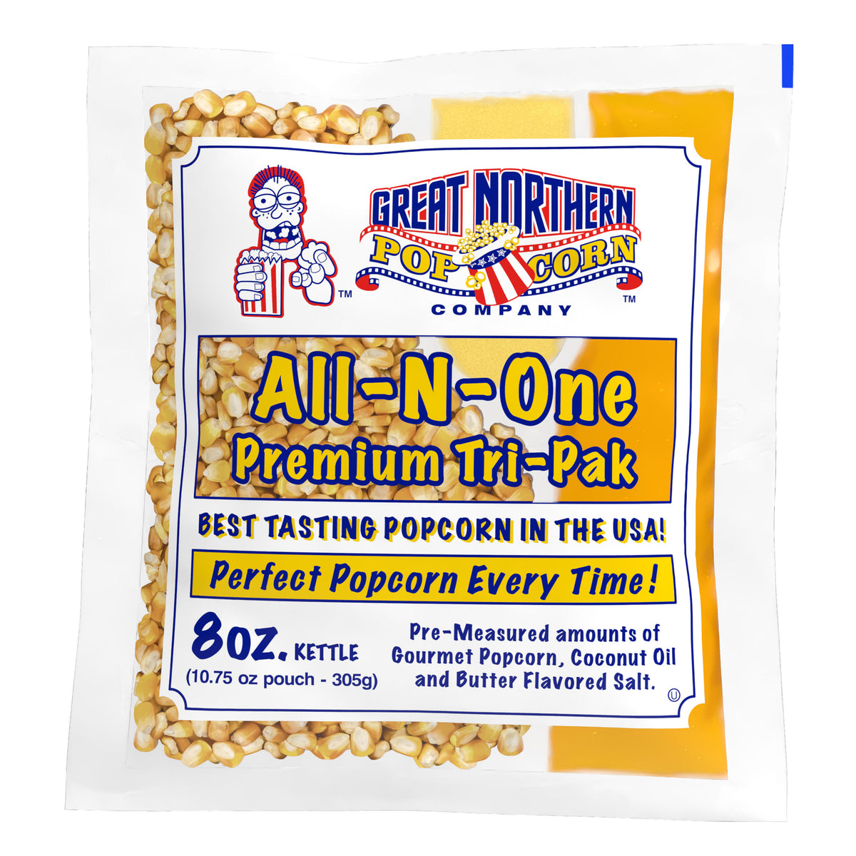 8 Oz. Popcorn Packs - 5 packs