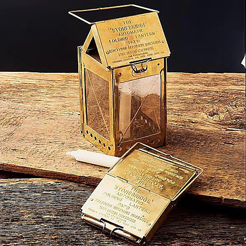 Stonebridge Candle Lantern - Brass - Home decor, wedding decor, vintage decor