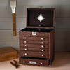 Gerstner International Dark Oak Six-Drawer Chest