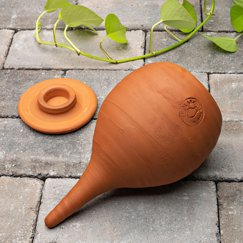Medium Teardrop-Shaped Terracotta Container Plant Hydrator