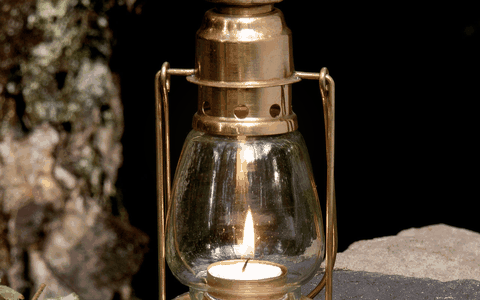 Free Solid Brass Mini Miner’s Lamp